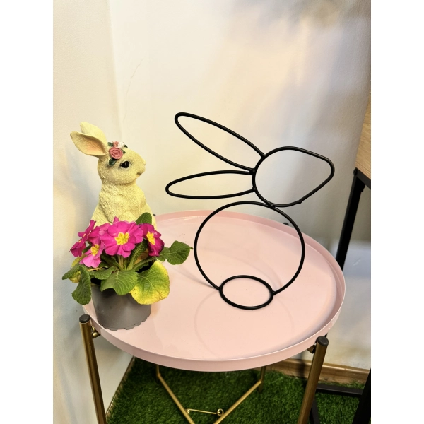 Zając wyjątkowy Królik Wielkanoc Loft ozdoba figurka duży XL 50cm Zajączek